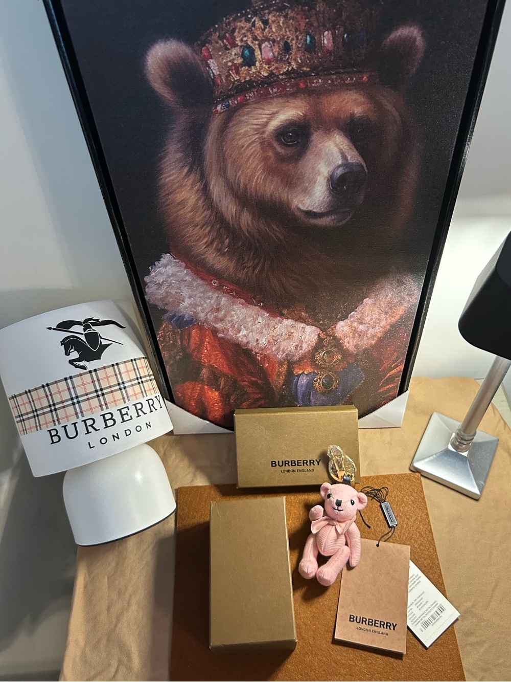 BURBERRY Authentic NWT Key Holder or Bag Charm Bear